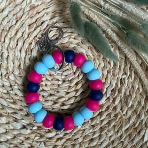 Retro Pop Wristlet Keychain