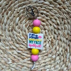 If My Mouth Doesn't Say it Keychain