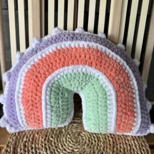 Rainbow Accent Pillow